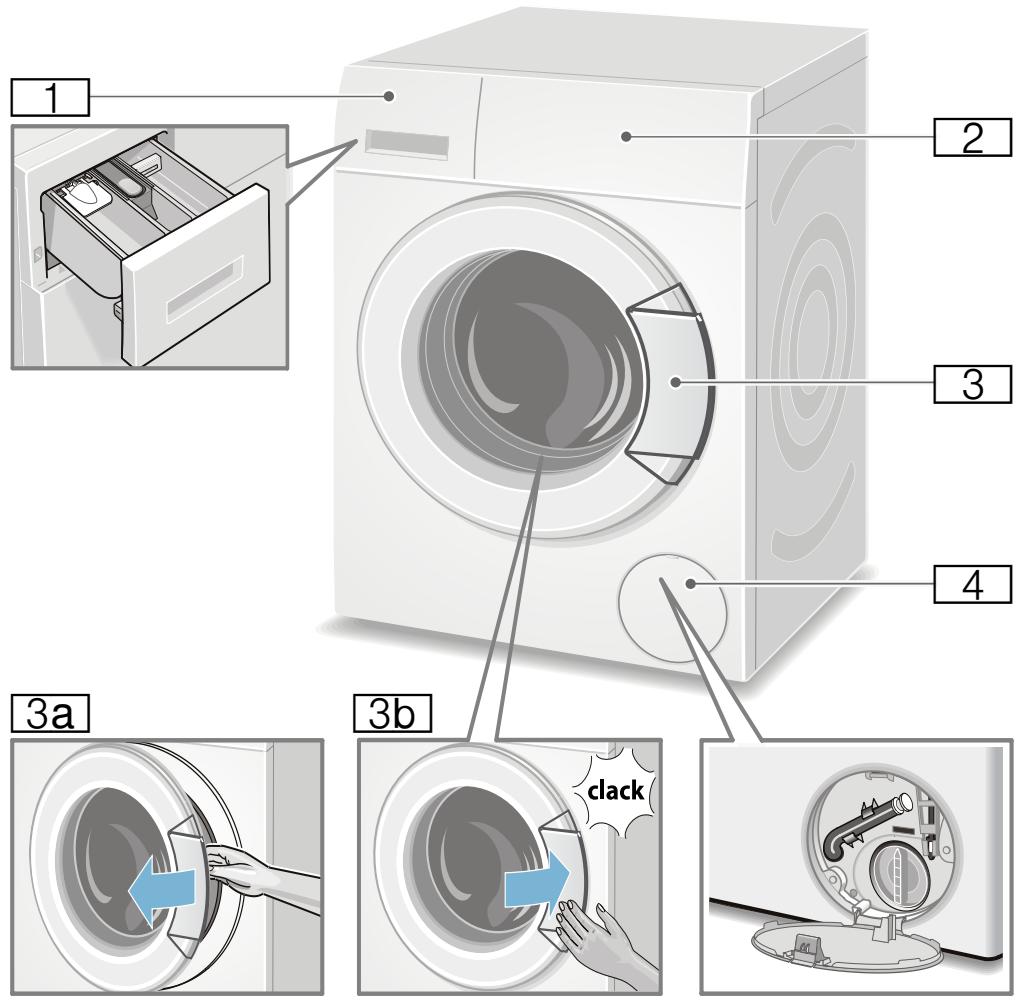 BOSCH WAT28619FF - Lave-linge - 1