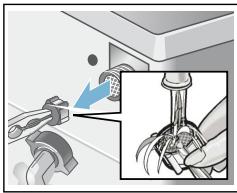 BOSCH WAT28619FF - Filtre bouché dans l'arrivée d'eau - 3