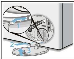 BOSCH WAT28619FF - Mise en garde risque de brûlure - 4