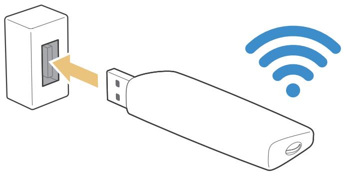 SAMSUNG UE40J6300 - Connexion à un réseau au moyen d'un dongle mobile - 1