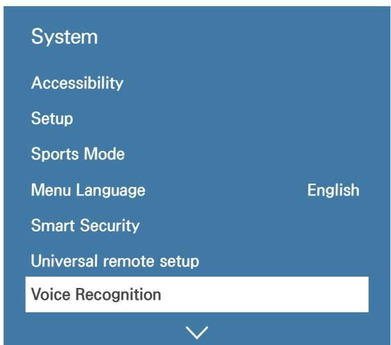 SAMSUNG UE40JU6670,  UE48JU6670,  UE55JU6670 - Setting up Voice Recognition - 1