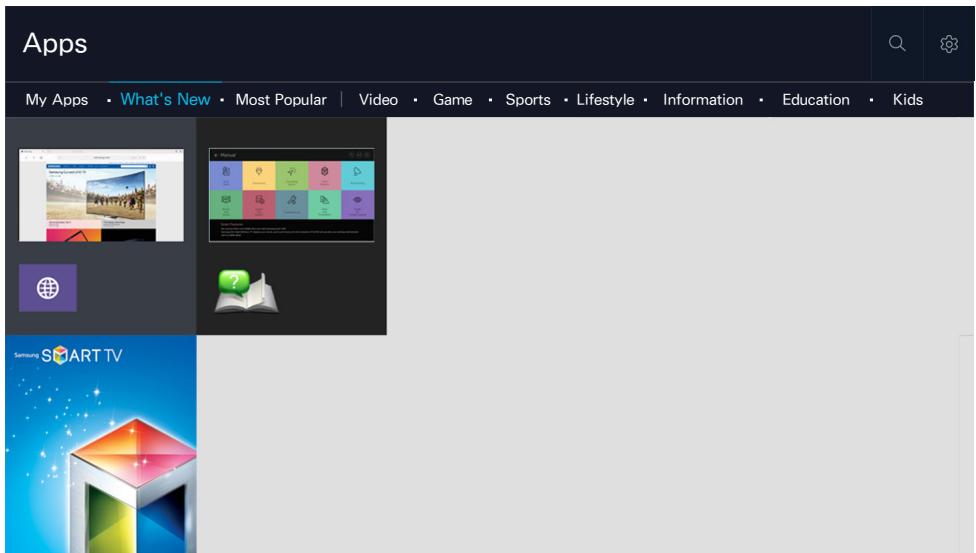 SAMSUNG UE40JU6670,  UE48JU6670,  UE55JU6670 - >Featured  Apps - 1