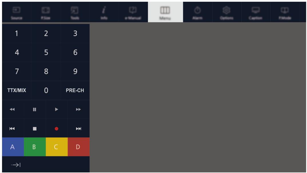 SAMSUNG UE40JU6670,  UE48JU6670,  UE55JU6670 - Displaying and using the On-Screen Remote - 1