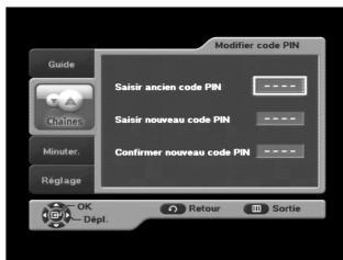 SAMSUNG DCB-B270 - Modification du code PIN - 4