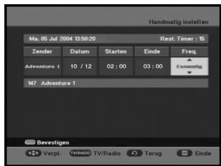SAMSUNG DCB-B270 - Handmatig instellen - 1