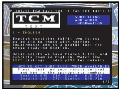 SAMSUNG DCB-H360 - Teletekst OSD - 2