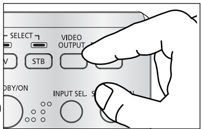 SAMSUNG DCB-H360 - Het signaal voor video-uitvoer selecteren: - 1
