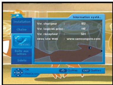 SAMSUNG DCB-H360 - Informations sur le système - 1