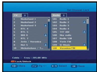 SAMSUNG DCB-H360 - Set Channel Lock - 1