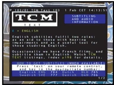 SAMSUNG DCB-H360 - Teletext OSD - 2
