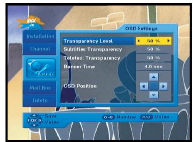 SAMSUNG DCB-H360RA - OSD Settings - 1