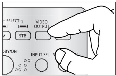 SAMSUNG DCB-H360RA - To select the video output signal: - 1