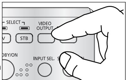 SAMSUNG DCB-H360RA - Het signaloor video-uitvoer selecteren: - 1