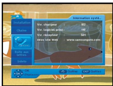 SAMSUNG DCB-H360RA - Informations sur le système - 1