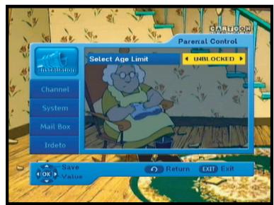 SAMSUNG DCB-H360RA - Parental Control - 1