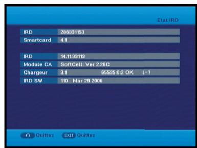 SAMSUNG DCB-H360RA - IRD Status - 1