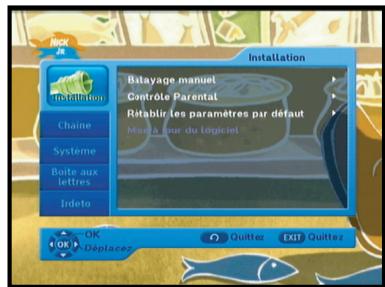 SAMSUNG DCB-H360RA - Menu principal - 1