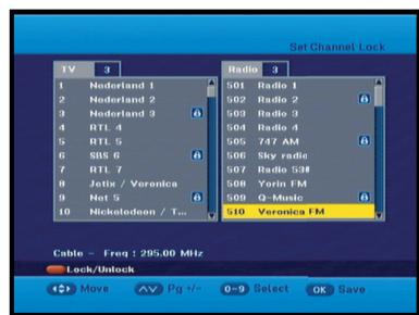 SAMSUNG DCB-H360RA - Set Channel Lock - 2
