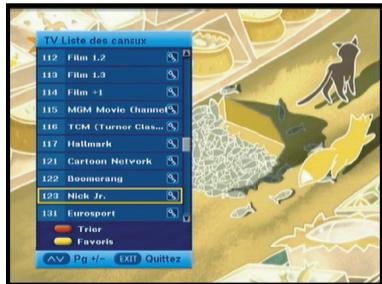 SAMSUNG DCB-H360RA - Liste alphabetique des canaux - 1