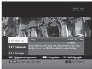 SAMSUNG DCB-P850 - Programma-informatie (EPG—Elektronische programmeringsgids) - 2