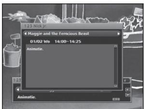 SAMSUNG DCB-P850 - Gedetailleerde programma-informatie - 1