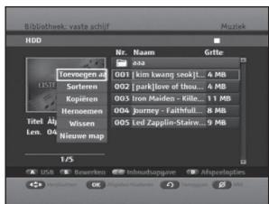 SAMSUNG DCB-P850 - Toevoegen aan afspeellijst - 2