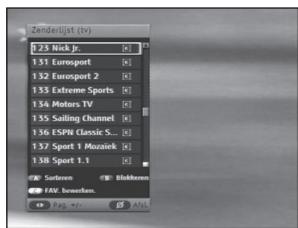 SAMSUNG DCB-P850 - Zenderlijst - 1