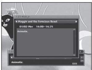 SAMSUNG DCB-P850 - Informations détaillées sur les programmes - 1