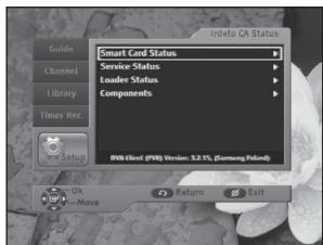 SAMSUNG DCB-P850 - Irdeto CA Status - 1