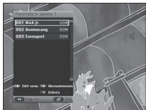 SAMSUNG DCB-P850 - Lijst met favorieten - 1