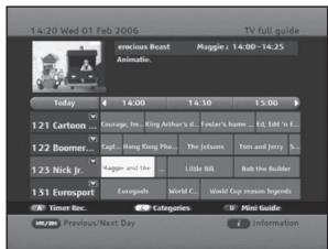 SAMSUNG DCB-P850 - Programme Information (EPG—Electronic Programme Guide) - 1