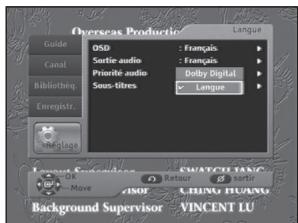 SAMSUNG DCB-P850 - Priorité audio - 1