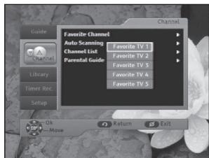 SAMSUNG DCB-P850 - Favorite Channel - 1