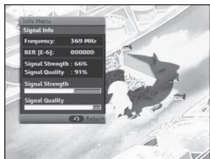 SAMSUNG DCB-P850 - Signal Info - 1