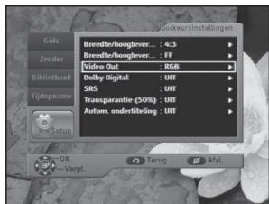SAMSUNG DCB-P850 - Voorkeursinstellingen - 1