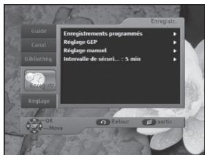 SAMSUNG DCB-P850 - Programmation d'enregistrement - 1