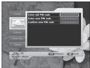 SAMSUNG DCB-P850 - Change PIN Code - 3