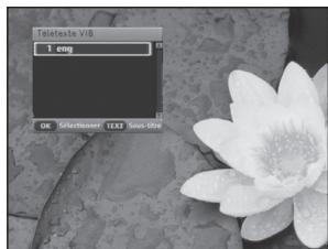 SAMSUNG DCB-P850 - Pour changer la langue des sous-titres : - 1
