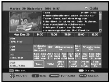 SAMSUNG DTB-B360F - EPG: guía electrónica de programas - 1