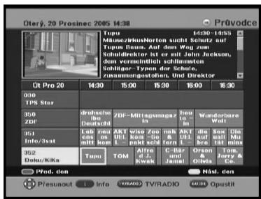 SAMSUNG DTB-B360F - EPG - elektronický programový průvodce - 1