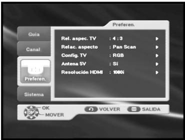 SAMSUNG DTB-B360F - Preferencias - 1