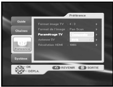 SAMSUNG DTB-B460F - Préférence - 4