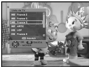 SAMSUNG DTB-B460F - List de canales - 2