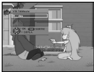 SAMSUNG DTB-B460F - Modification du VBI de télétexte - 1