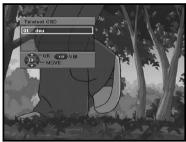 SAMSUNG DTB-B460F - INFO key function in the Teletext screen - 2