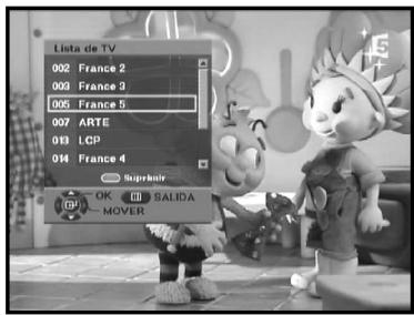 SAMSUNG DTB-B460F - lista de canales - 1