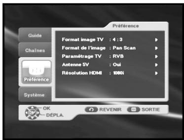 SAMSUNG DTB-B460F - Préférence - 1