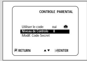 SAMSUNG DVD-CM350 - Activez le contrôle parental - 6