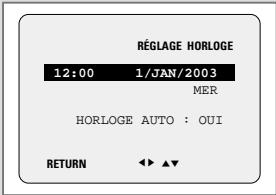 SAMSUNG DVD-CM350 - Réglez la date et l'heure - 3