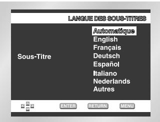 SAMSUNG DVD-E232 - Choix de la langue des sous-titres - 2